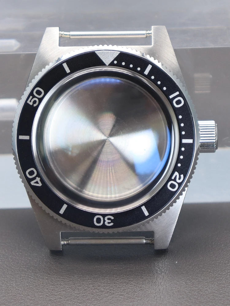 Modified Seiko 62MAS Diving 40mm Vintage Watch Cases Bubble Sapphire Crystal Glass Fit NH34 NH35 NH36 NH38 Movement 28.5mm Dial - Daisan Mart