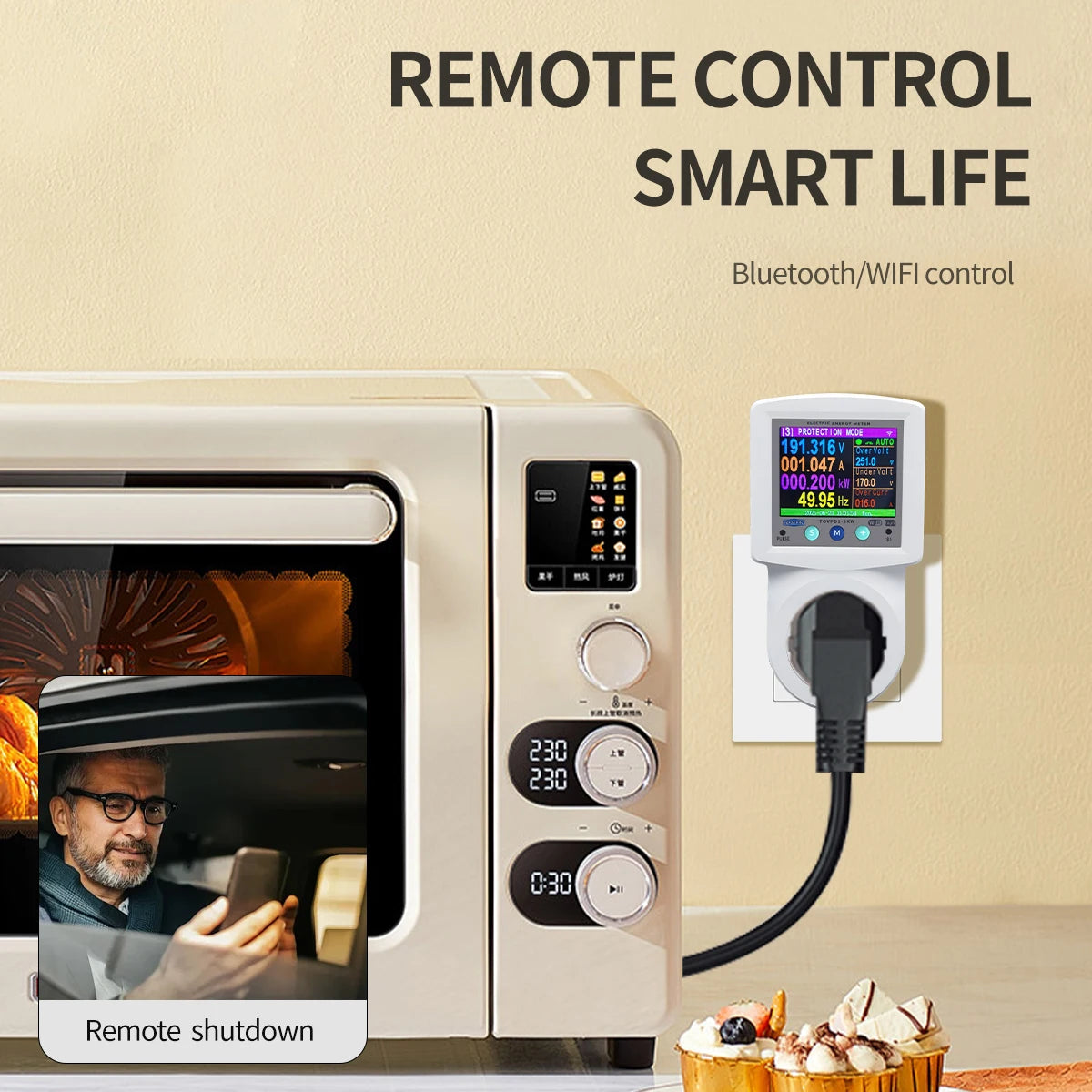 Ổ Cắm Thông Minh WiFi TOMZN SKW Đa Năng 16A Bluetooth