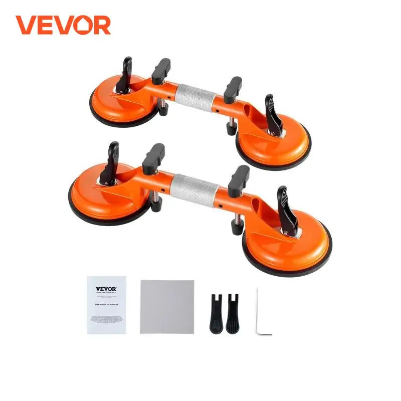 VEVOR 2 Packs Stone Seam Joiner 180° Adjustable Seamless Seam Setter with 5 in Vacuum Suction Cups Installation Tool for Tile