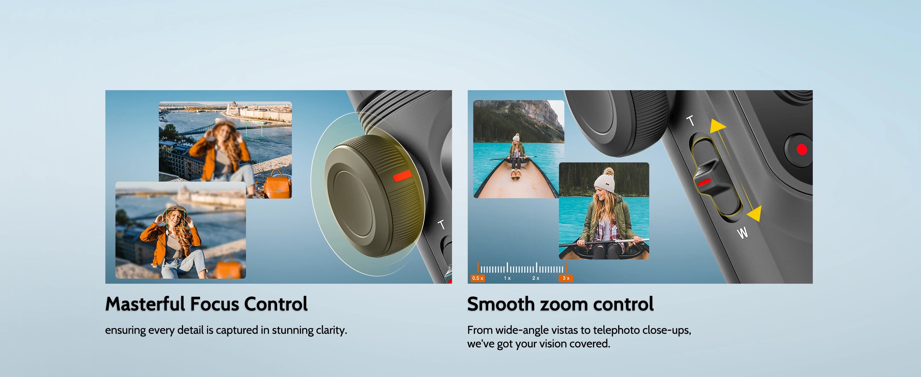 AOCHUAN Smartphone Gimbal Stabilizer OLED screen with LED lights 3-axis gimbal Stabilizer for Android and iPhone Smart XproBlack