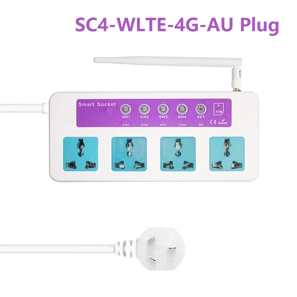 4G Smart Socket, Power Outage Alarm &amp; Remote Control