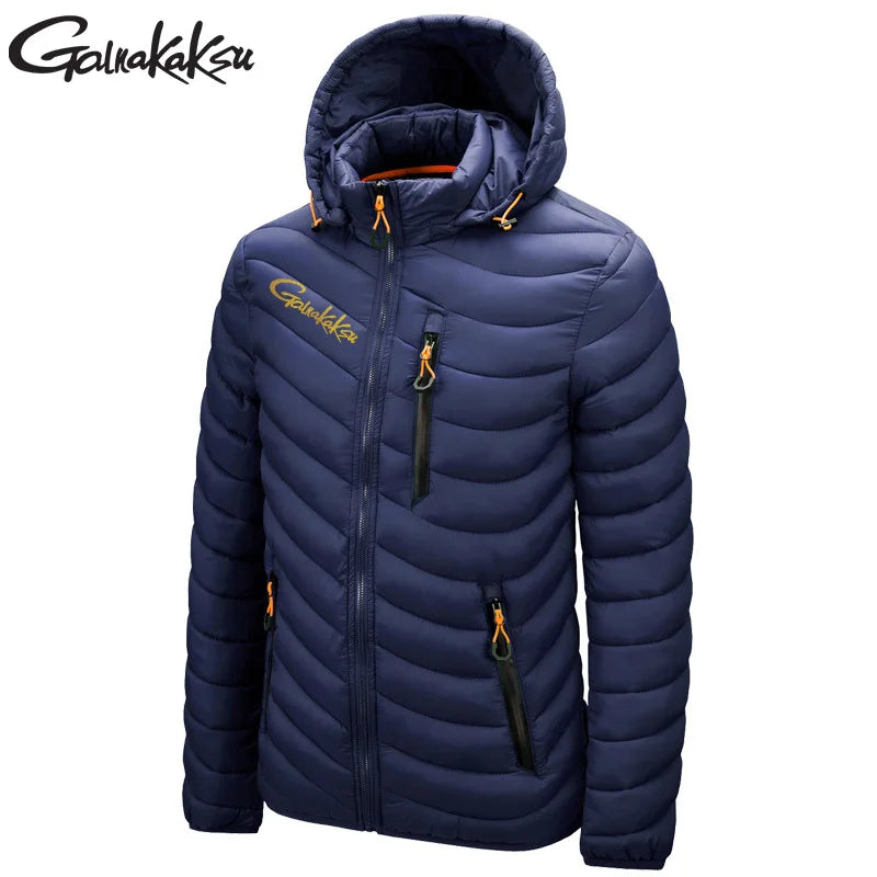 2023 Men's Fishing Jacket Waterproof Winter Warm