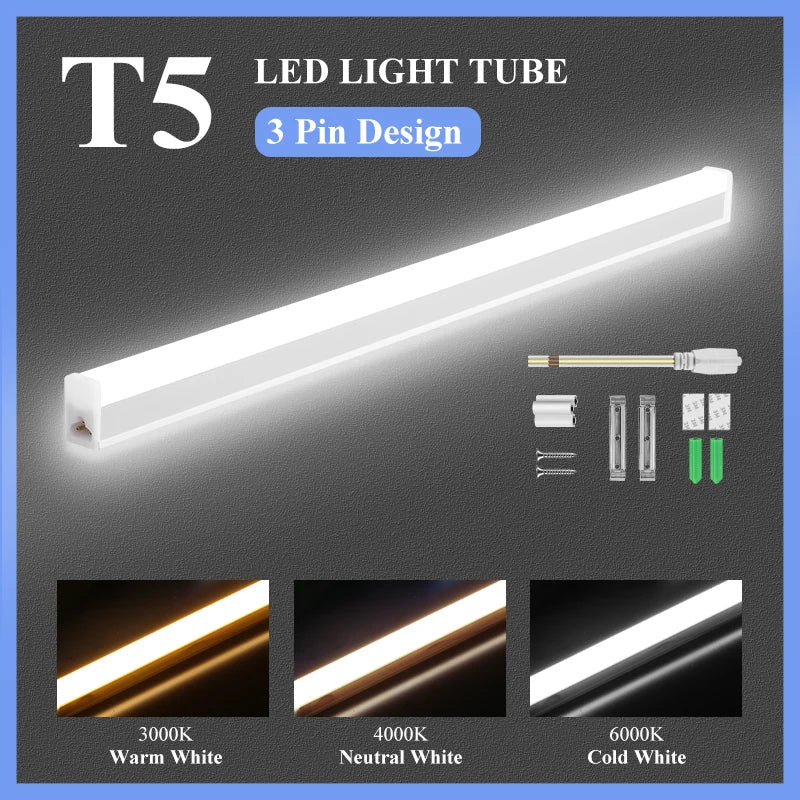 Multi-Size T5 LED Tube - Space Creation