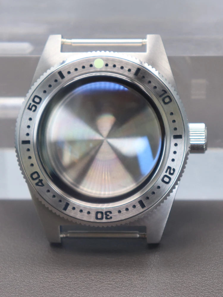 Modified Seiko 62MAS Diving 40mm Vintage Watch Cases Bubble Sapphire Crystal Glass Fit NH34 NH35 NH36 NH38 Movement 28.5mm Dial - Daisan Mart