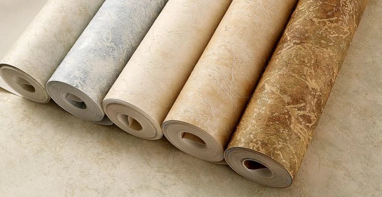 Bronzing Non-Woven Fabric Cement Wallpaper