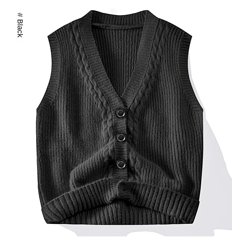 Áo Len Nam Đa Năng Thời Trang Cổ V Vest Không Tay - Daisan Mart