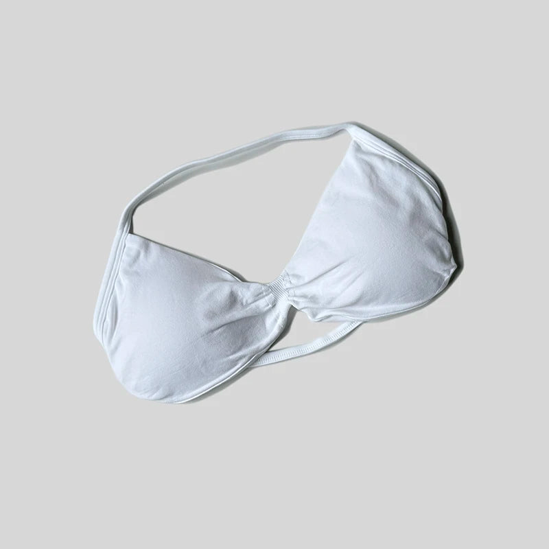 Sexy Push Up Backless Halter Women's Gym Top