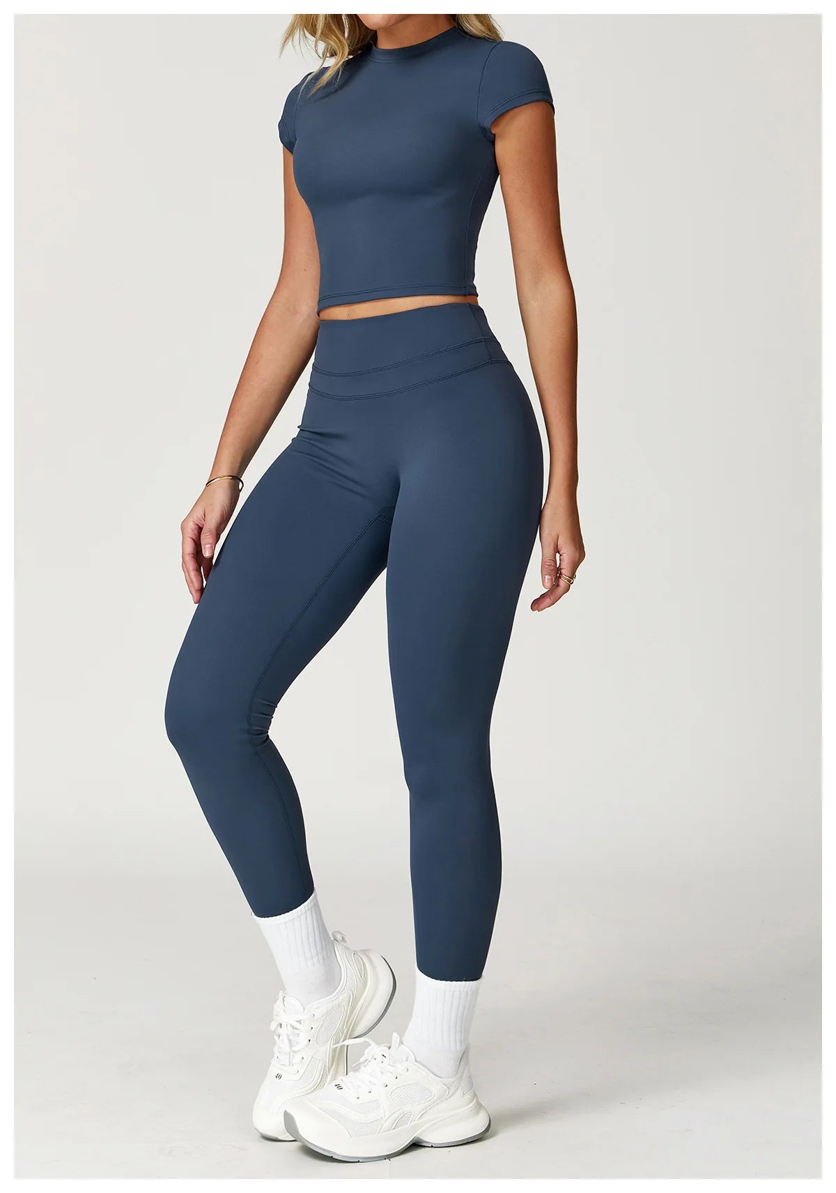 Áo Thể Thao Nữ Nhanh Khô Yoga Tập Gym Ngắn Tay - Daisan Mart