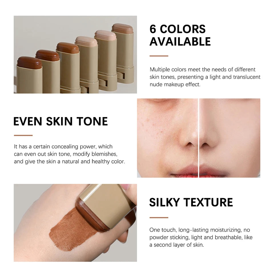 Moisturizing Foundation Stick for Naturally Smooth and Even Skin Tone