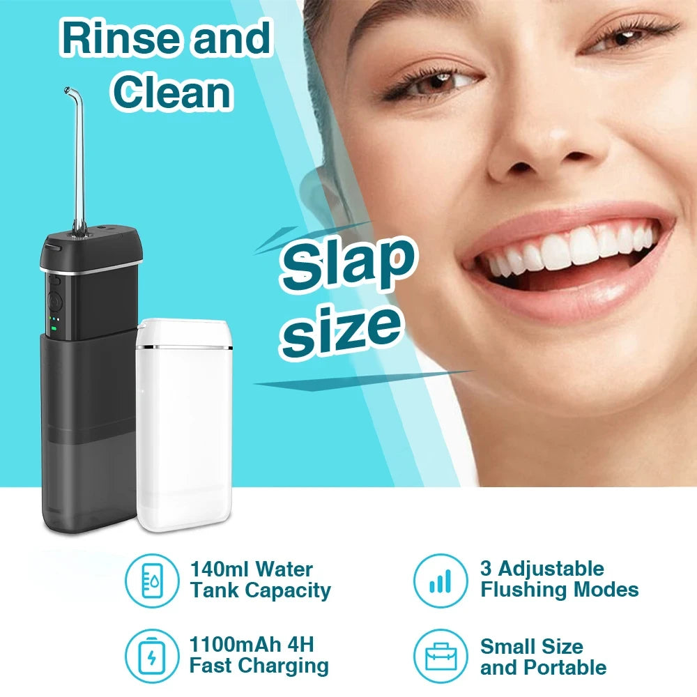 Máy Tăm Nước Mini 200ML - Trắng Răng 3 Chế Độ - Daisan Mart