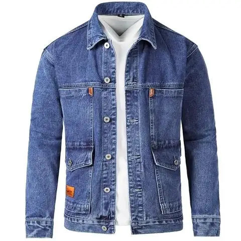 Áo Khoác Jean Nam Thời Trang Xuân Thu Form Đứng Trẻ - Daisan Mart