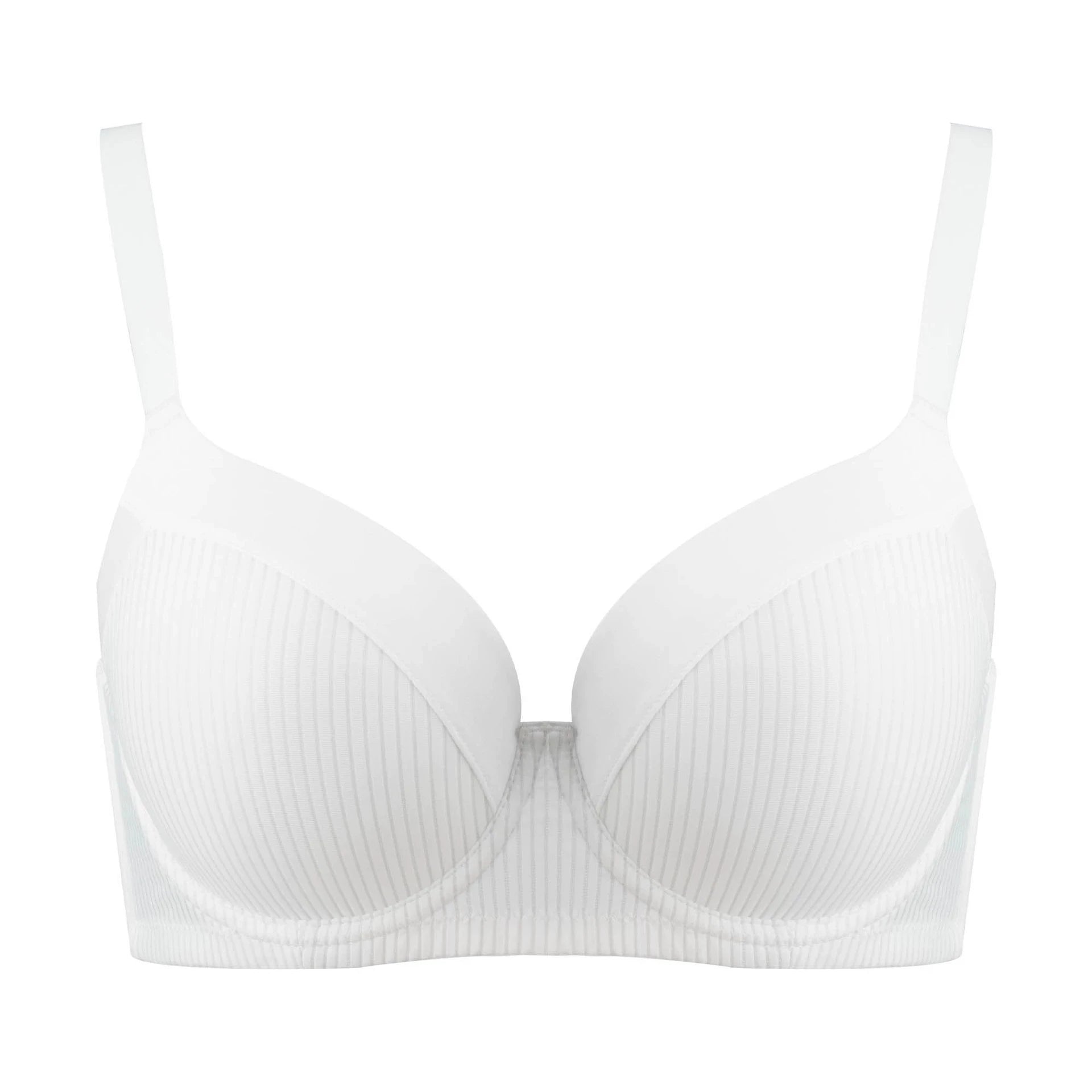 Big size women's support bra with underwire and thin foam
