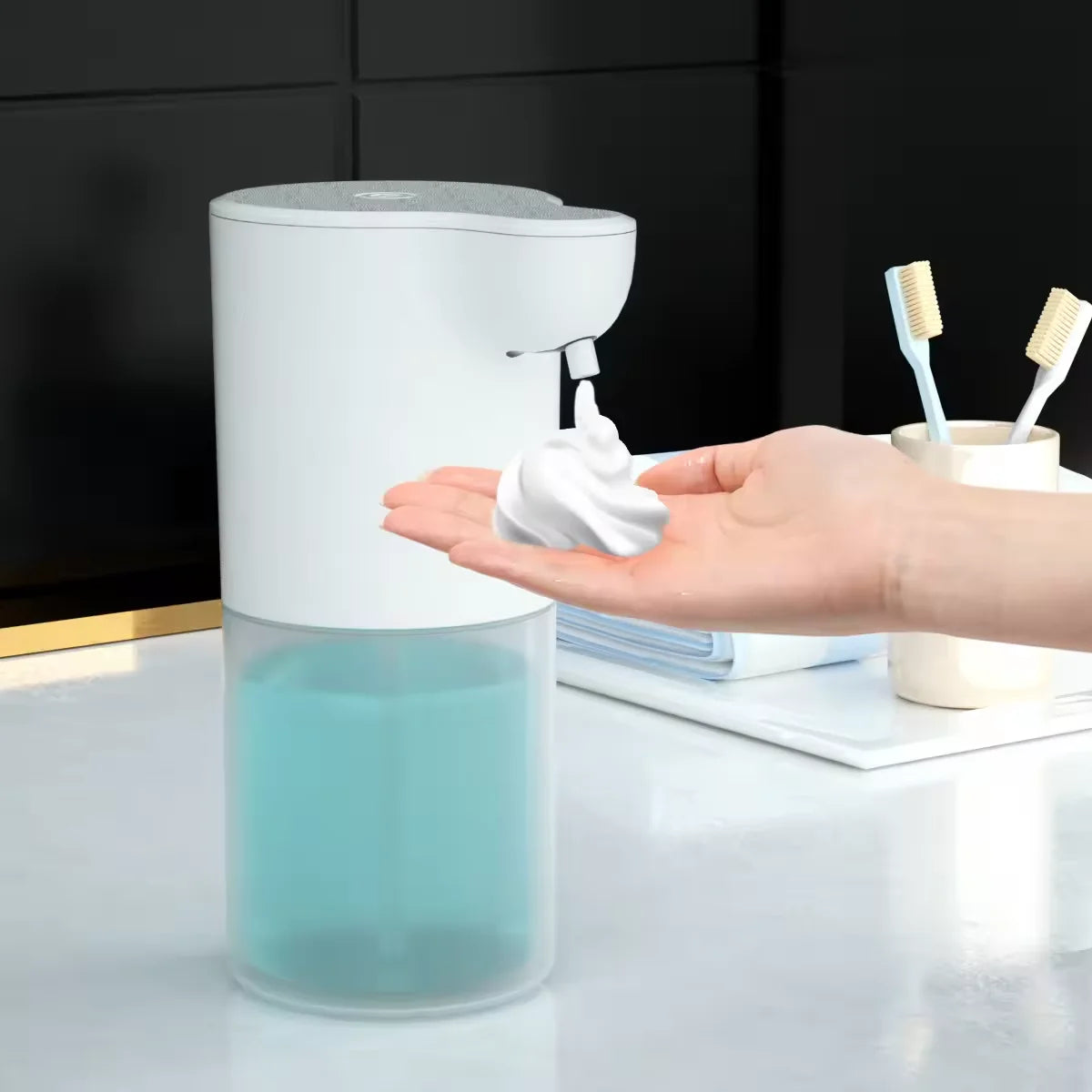 Automatic Soap Dispenser Soap Foam Dispenser Smart Sensor Soap Dispenser Contactless USB Charging 350ml Hand Sanitizer Machine