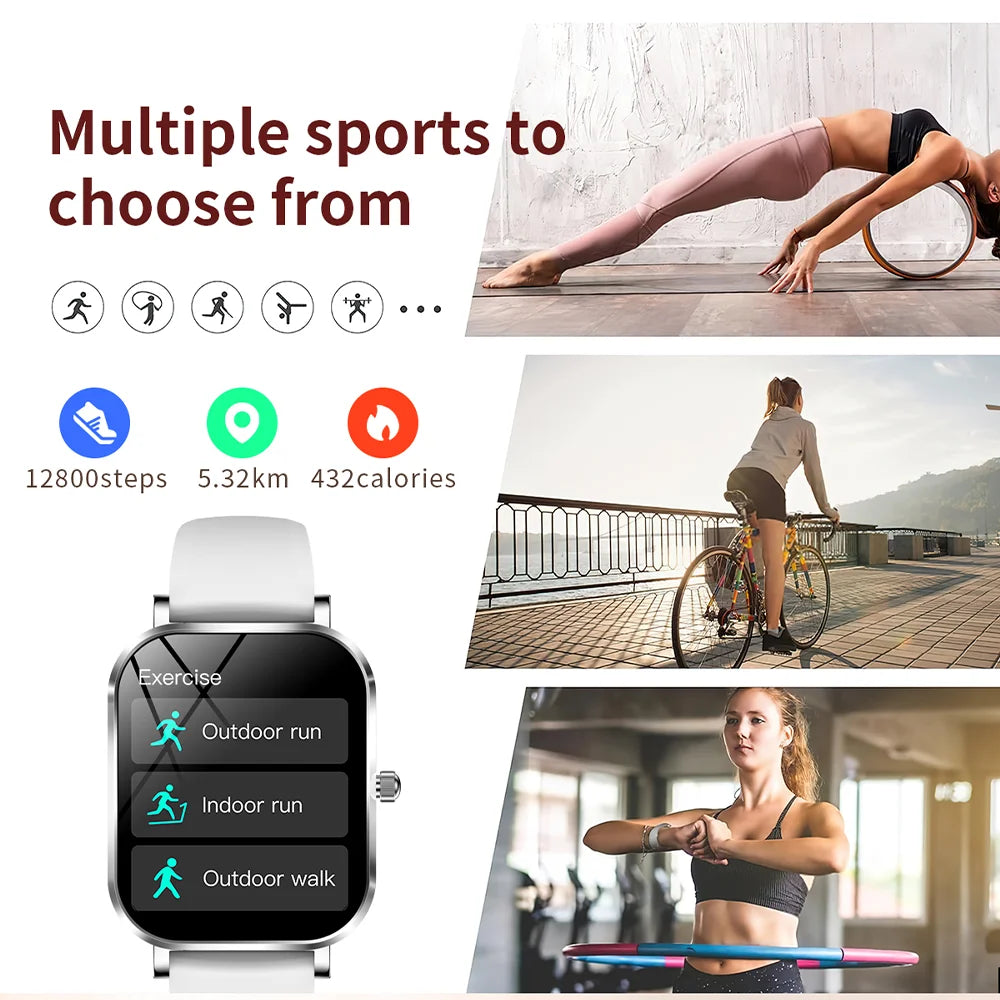 Đồng Hồ Thông Minh Nữ 2025 Cảm Ứng Gọi Bluetooth