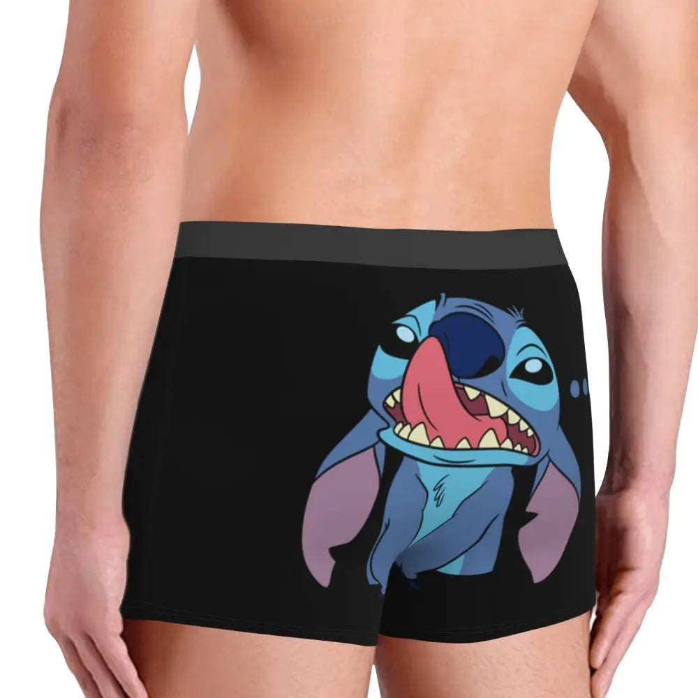 Quần Sịp Nam Lilo Stitch Thoải Mái Phong Cách Anime