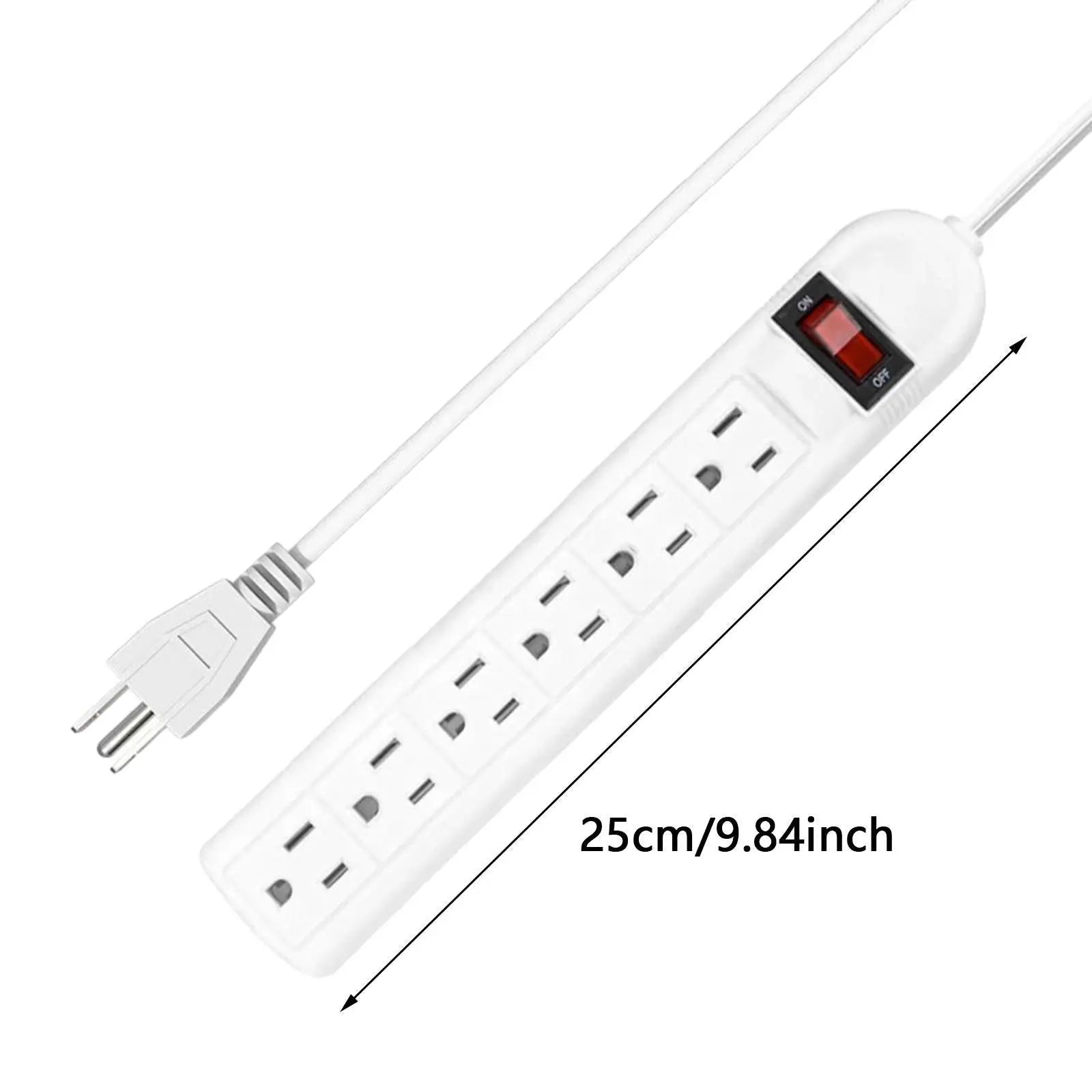 Ổ Cắm 6 Lỗ US Dây Dài 2M Chống Quá Tải Văn Phòng - Daisan Mart