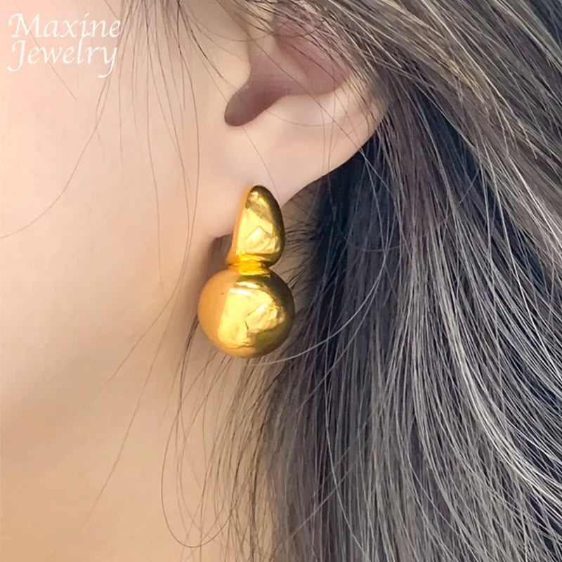 Luxurious Gold Plated Jewelry Set for Women's Wedding Party