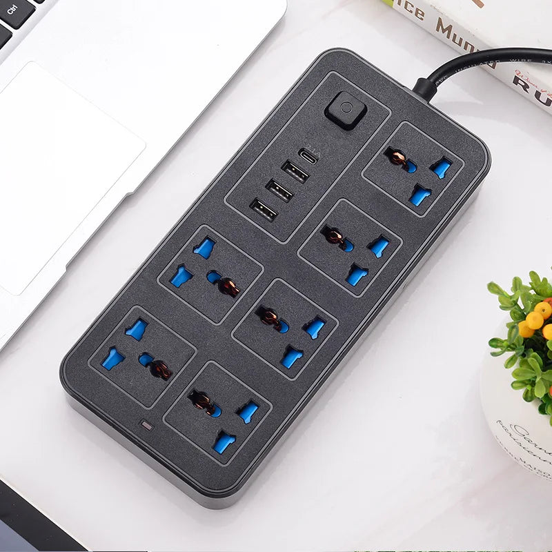 Ổ Cắm Đa Năng 1.8m, 3 Chấu, USB Sạc Nhanh Tiện Lợi