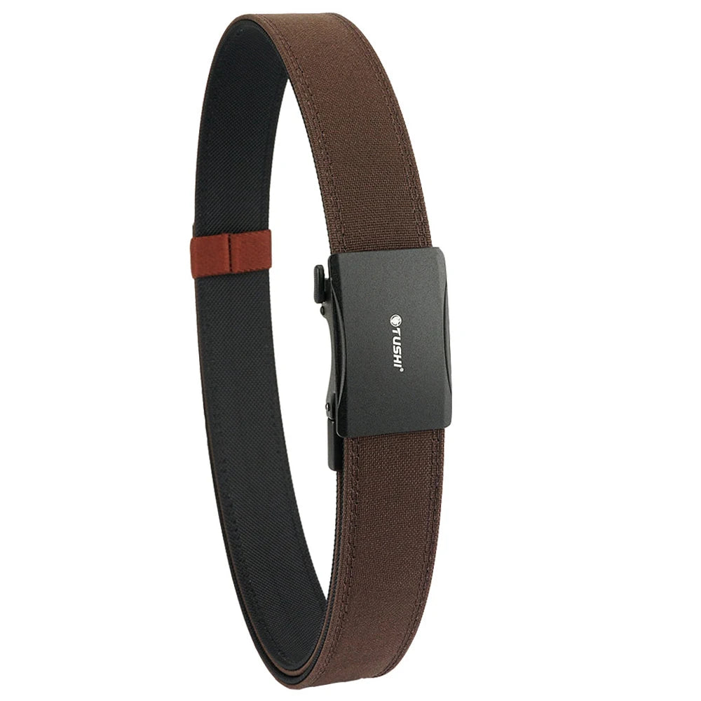 Thắt lưng nam TUSHI 3.8cm vải nylon dày đa năng tự động - Daisan Mart