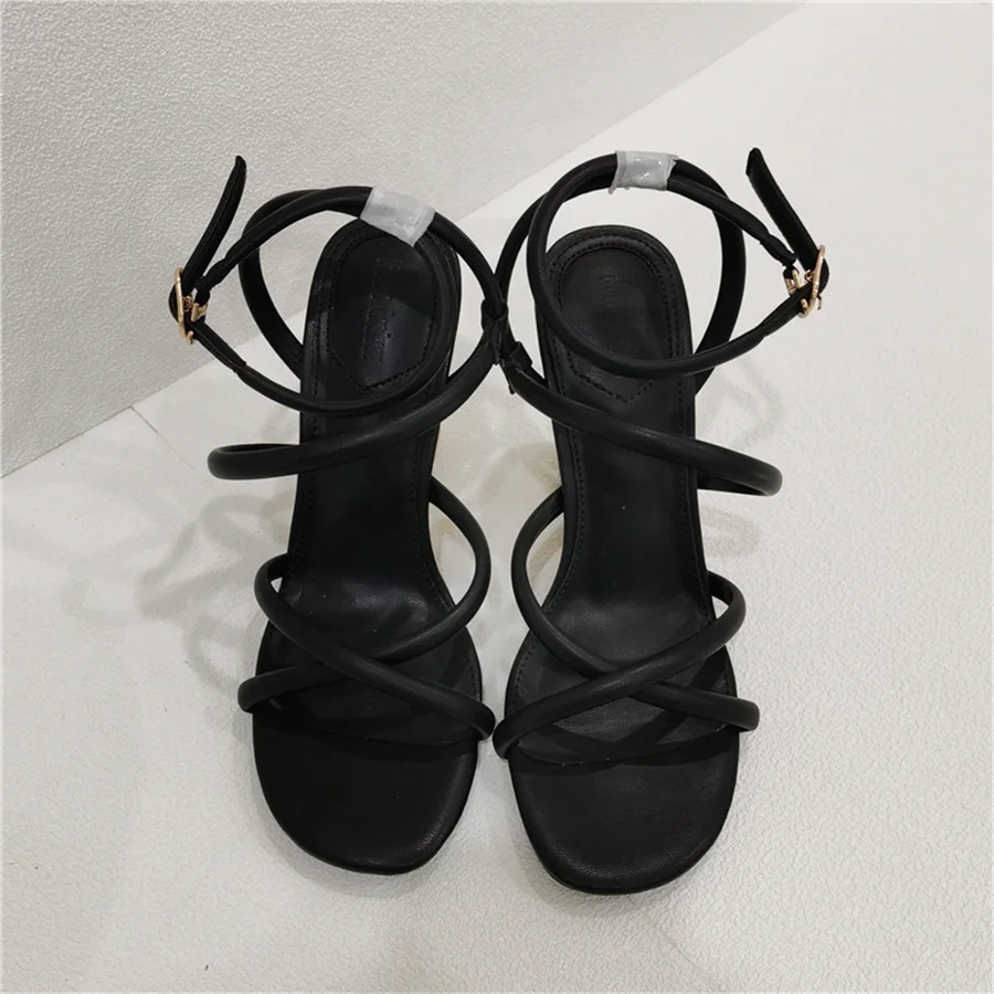 Gladiator Style Summer High Heel Sandals Size 42