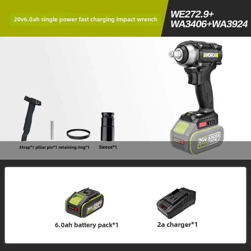 Máy vặn ốc điện không chổi than WE272 lực mạnh - Daisan Mart