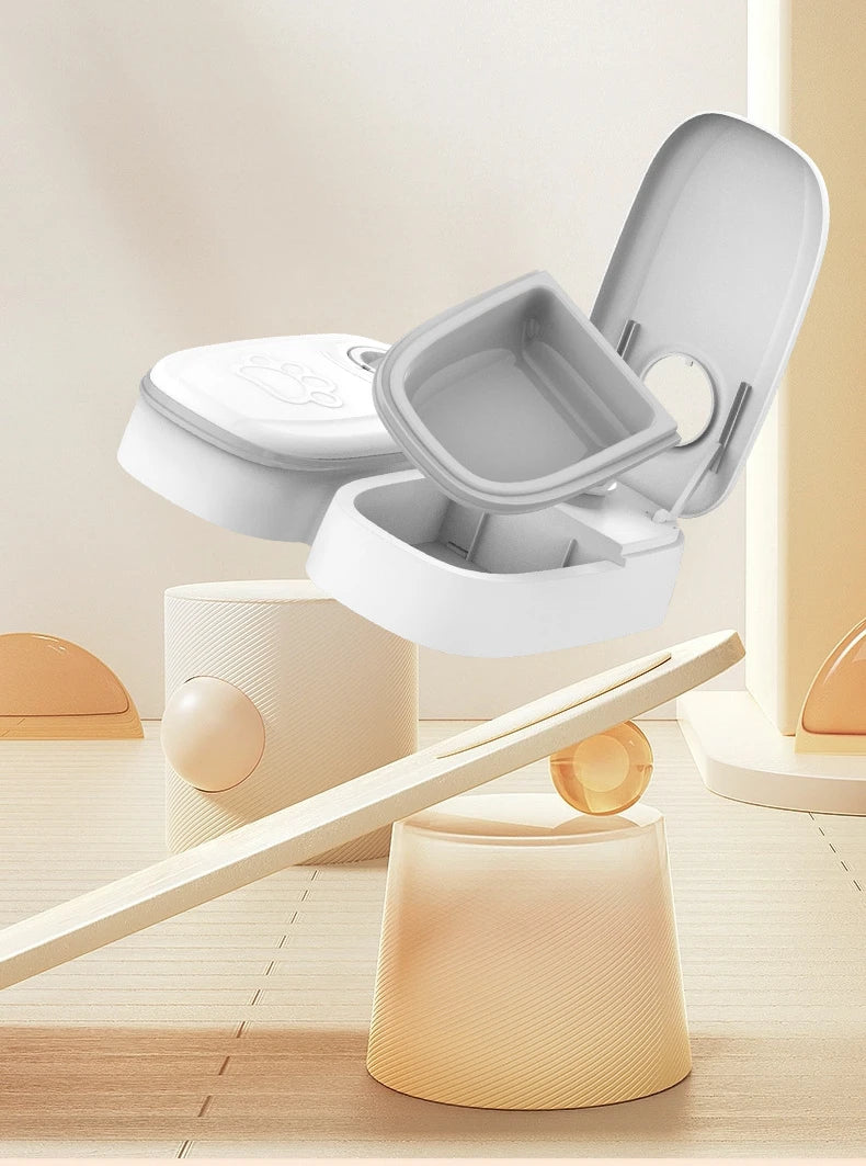 Pet Automatic Timing Feeder Detachable Auto Dog Dry Food Dispenser Smart Pet Food Feeder Timed for Cats Dogs - Daisan Mart