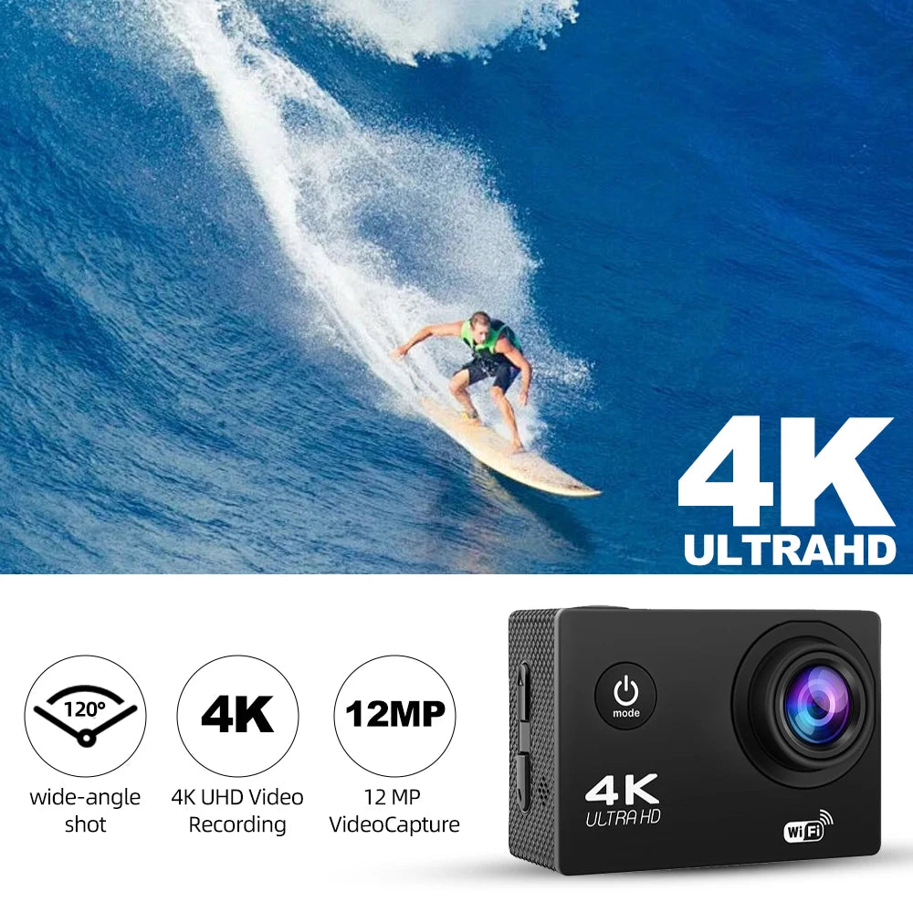 Magecam 4K WiFi 170D Waterproof Sports Camcorder
