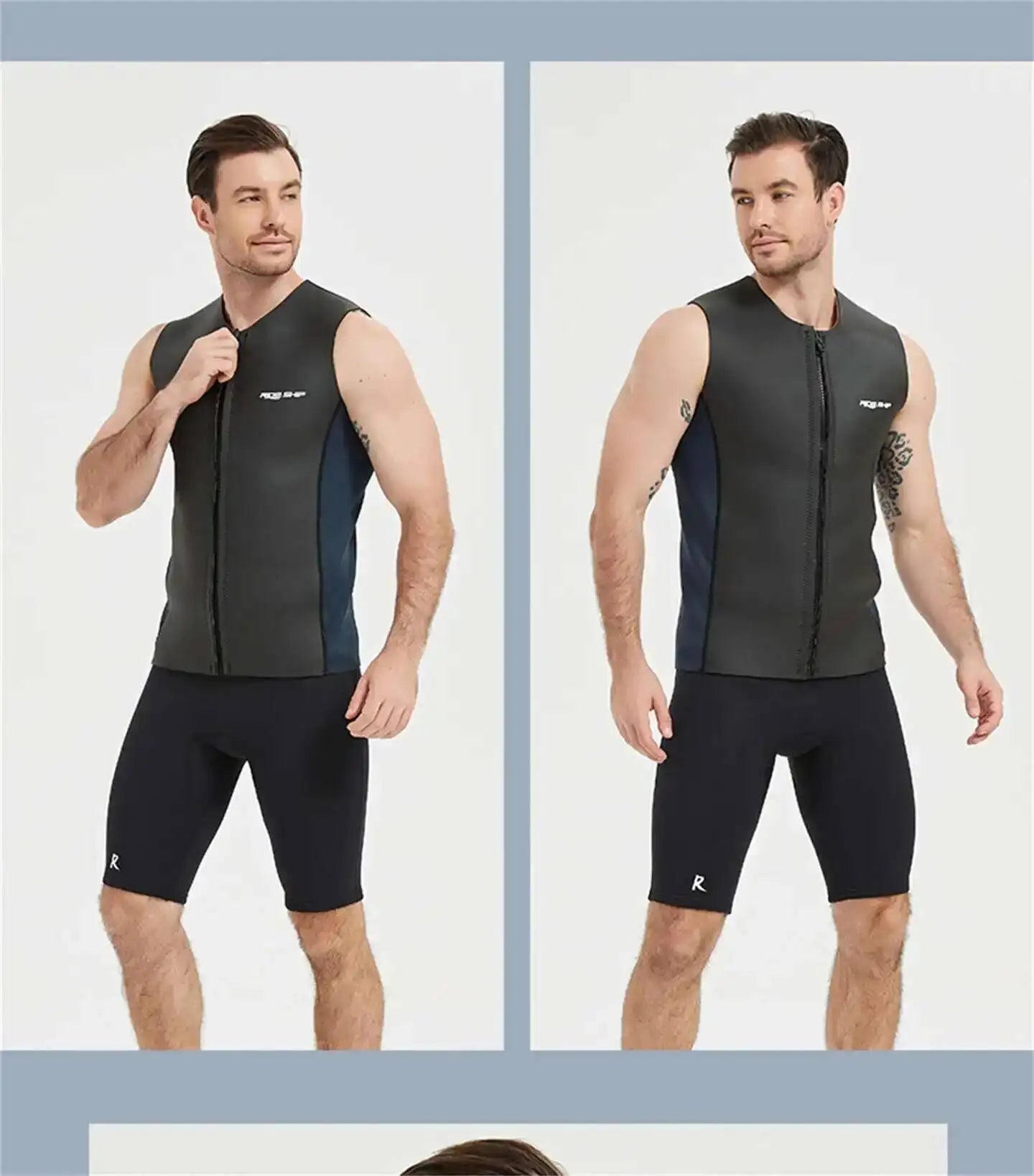 Áo Lặn Không Tay 3mm - Bơi Lội & Lướt Sóng