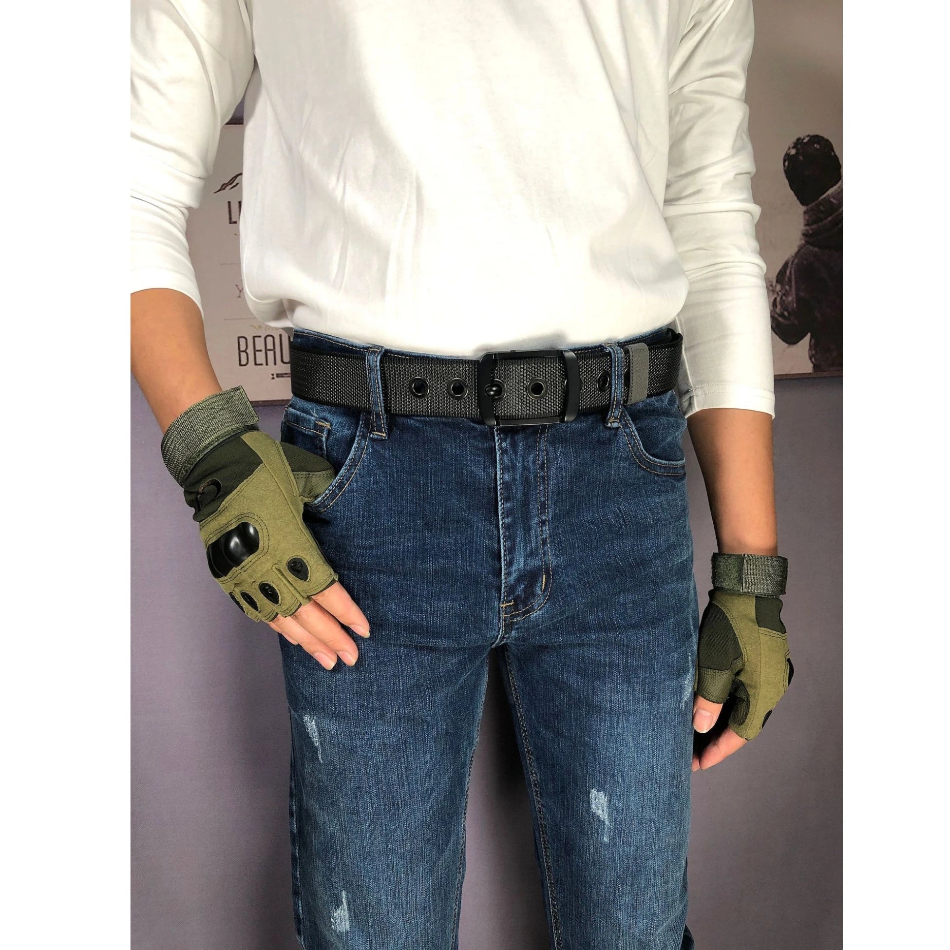 Thắt Lưng Vải Xoay Đảo Chiều Điều Chỉnh Thời Trang