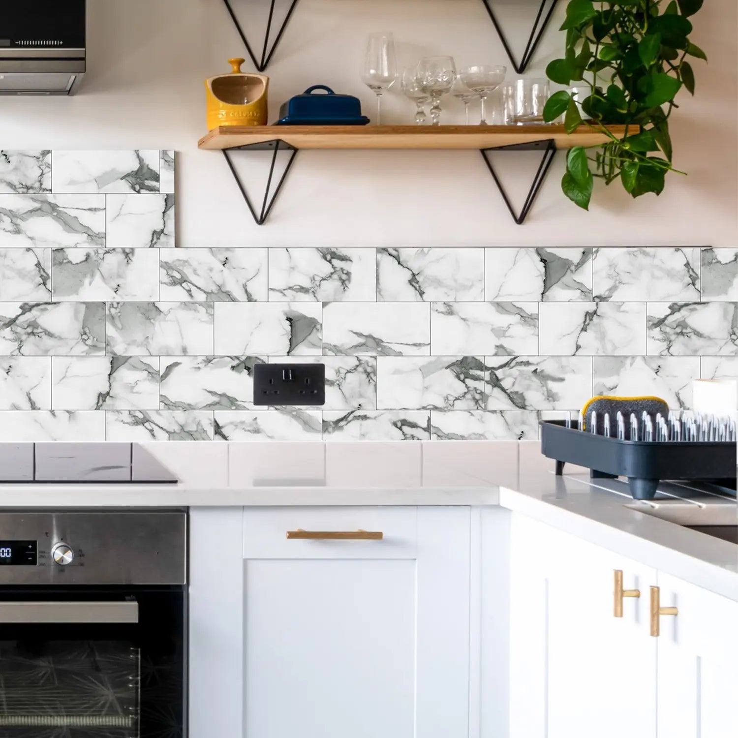 3D Waterproof Brick and Stone Decal Set - Kitchen &amp; Bathroom