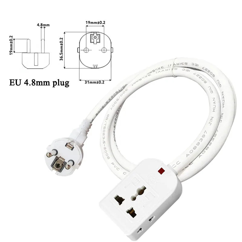 Ổ Điện Đa Năng 7 Lỗ - Dây Dài Tùy Chọn