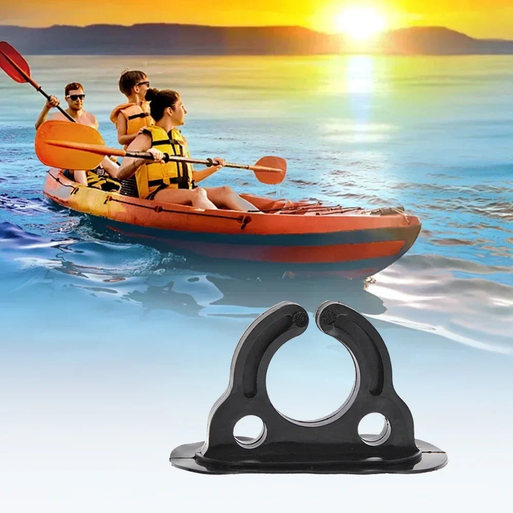 4/2 Pcs Kayak Paddle Clips Plastic Inflatable Boat Paddle Holder Paddle Storage Holder for Kayak Canoe Rowing Boat Accessories