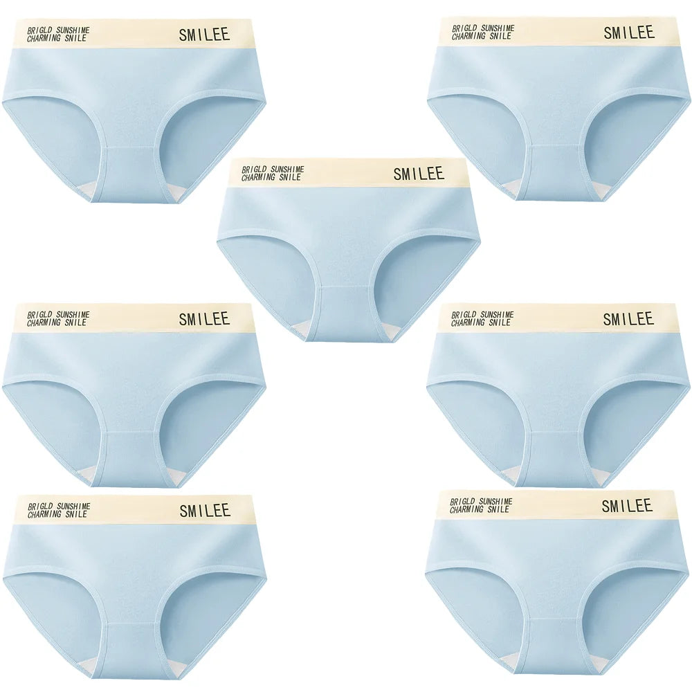 Quần Lót Nữ Cotton Kháng Khuẩn Mềm Mại - 7 Cái