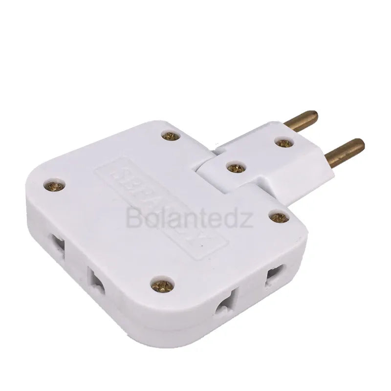 Ổ Cắm Điện 3 Lỗ Xoay 180° Chuẩn EU Đa Năng