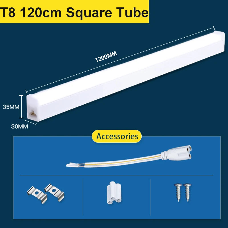 Đèn Tuýp LED T5 T8 90/120cm Lắp Tủ Bếp Văn Phòng Nhà