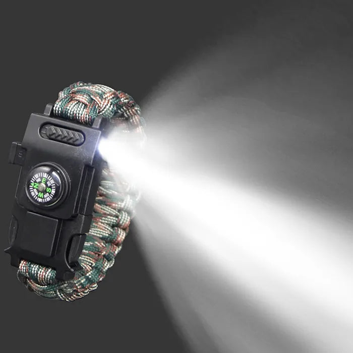 Multi-function LED Bracelet for Christmas, Outdoor Survival