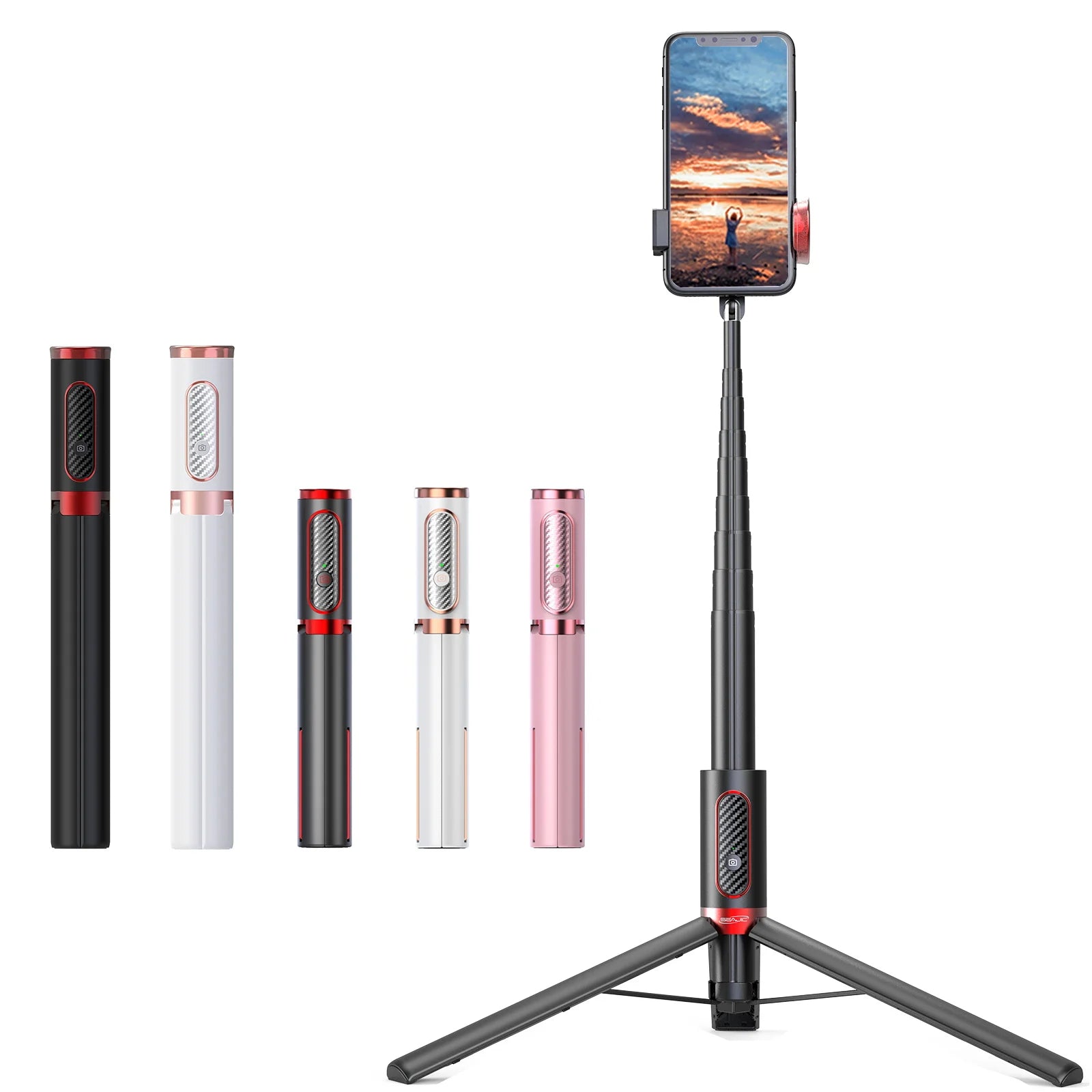 150cm Wireless Selfie Stick, Convenient Phone Stand