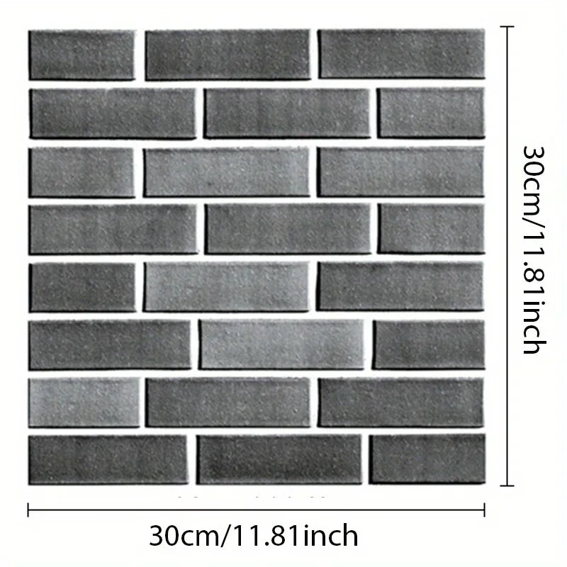 Miếng Dán Tường 3D Giả Đá Tự Dính - 10 Tấm - Daisan Mart
