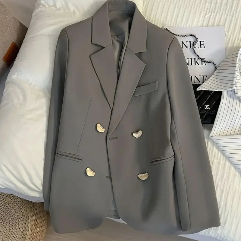 Women's Office Blazer - Stylish Korean Autumn Jacket