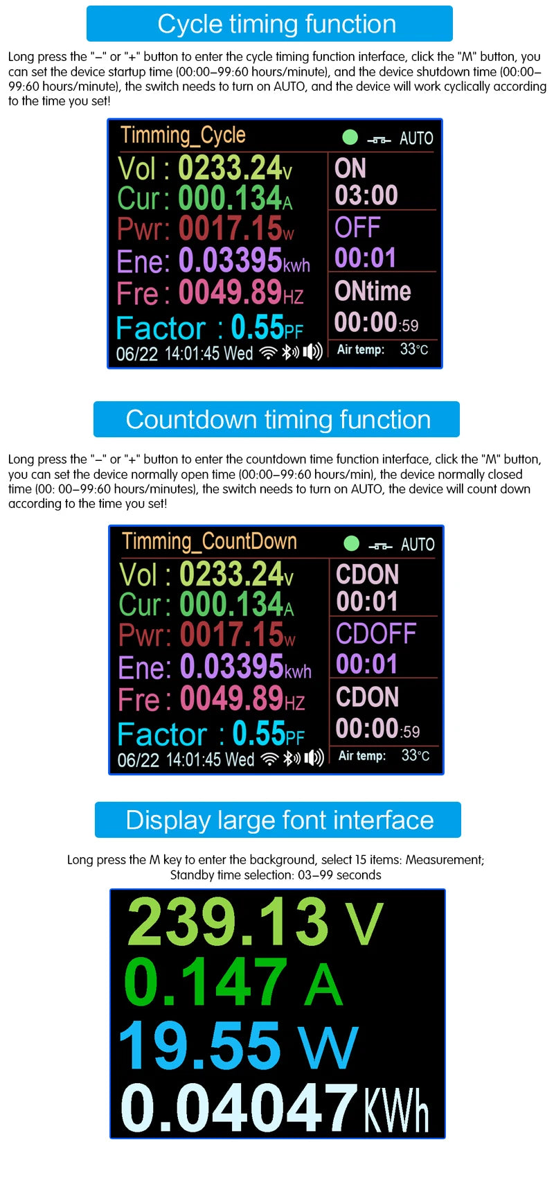 Ổ Cắm Thông Minh Đo Điện Năng WIFI Đa Chuẩn Quốc Tế