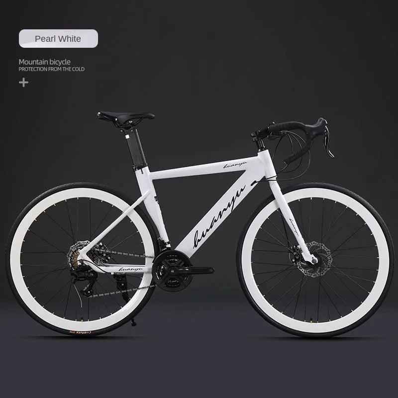 OVOZI New Bending-handle Variable Speed Windbreaker Road Bike Inside Track Racer 700C Male And Female Adult Student Disc Brakes - Daisan Mart