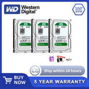 WD Green 3.5 HDD 5400RPM Hard Drive - Various capacities