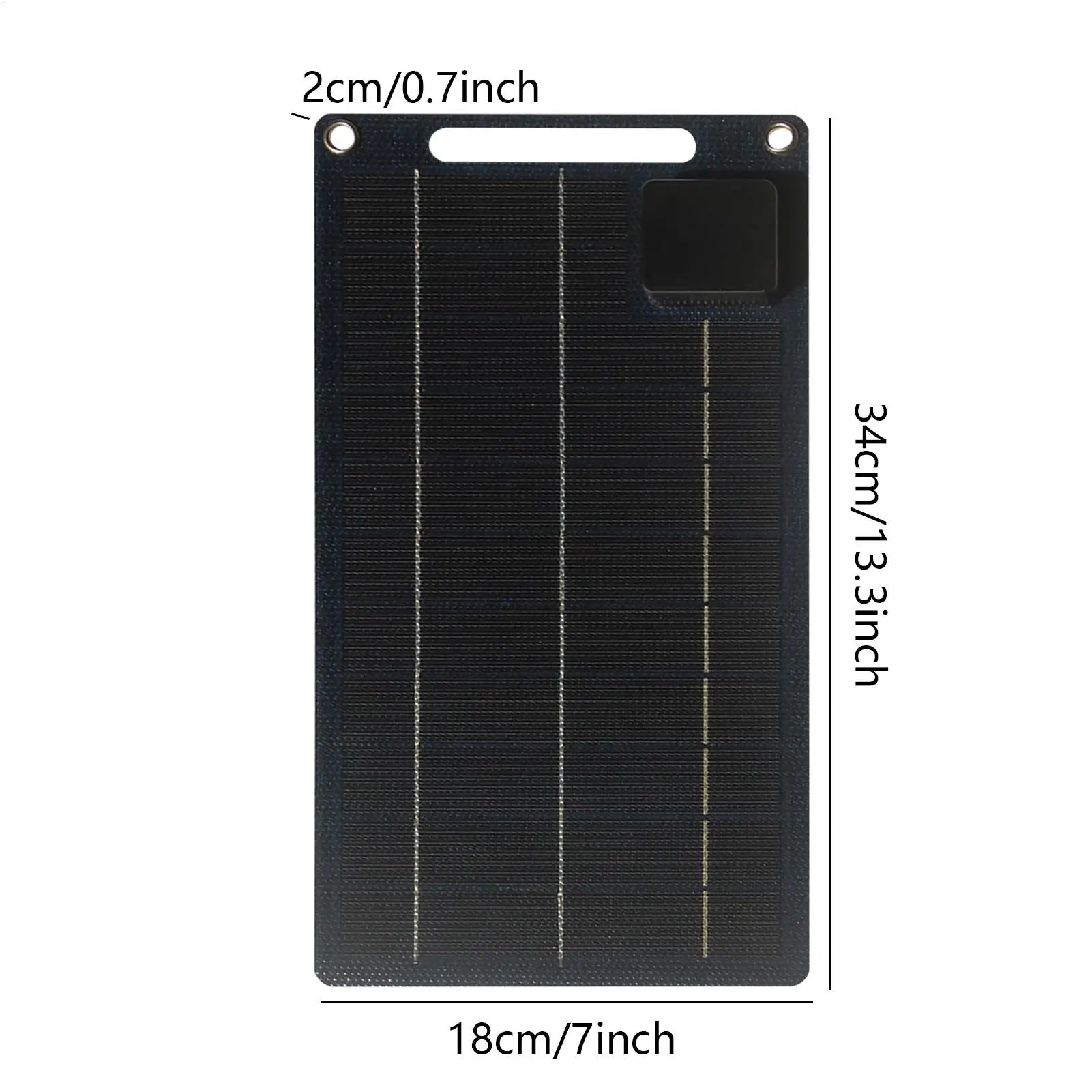 Pin Năng Lượng Mặt Trời 100W Sạc Điện Thoại Dã Ngoại