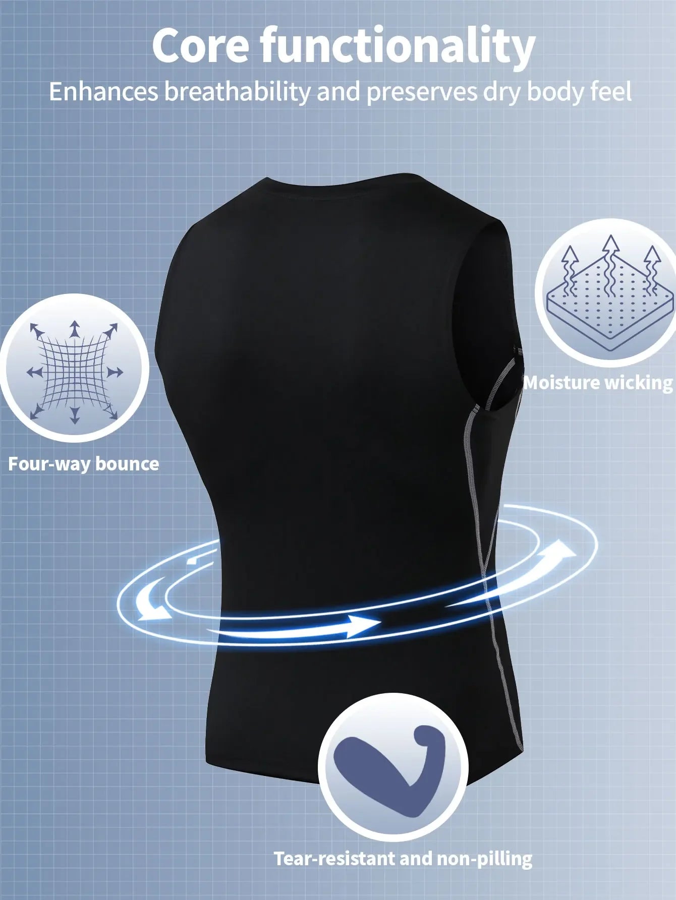 Áo Thể Thao Nam Phong Cách Street Fit Đàn Hồi êm ái - Daisan Mart