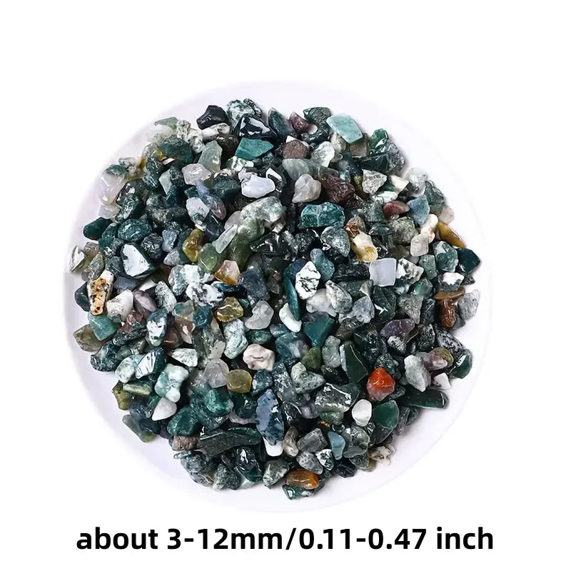 Natural Moss Agate - DIY Creative Scraps