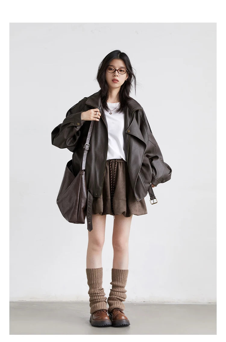 Chân Váy Nữ CHIC VEN Dáng Chữ A Hoa Retro Xuân Thu