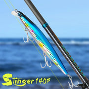 TSURINOYA Stinger 140S Fishing Lure Sinking Minnow DW92 140mm 26g Saltwater Seabass Ultra Long Casting Large Hard Baits Jerkbait
