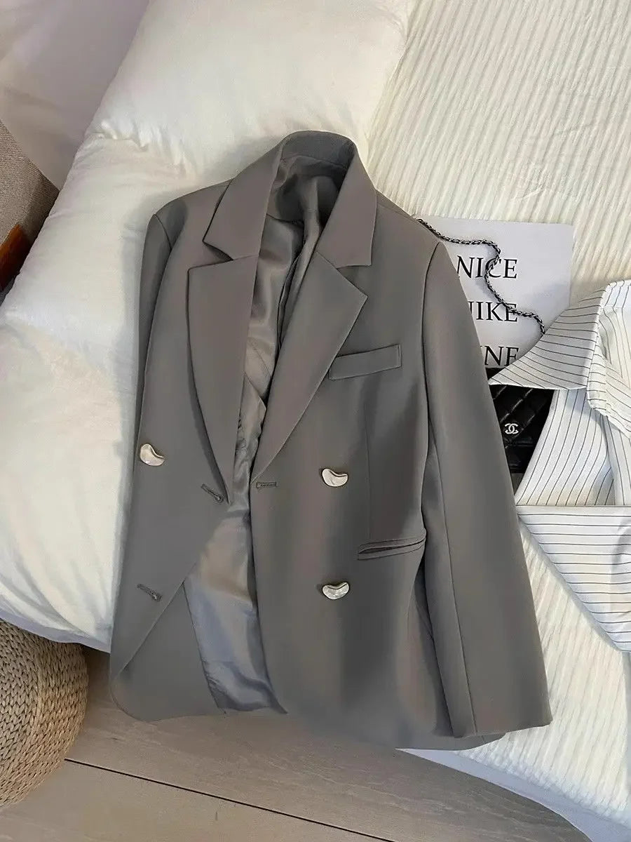 Women's Office Blazer - Stylish Korean Autumn Jacket