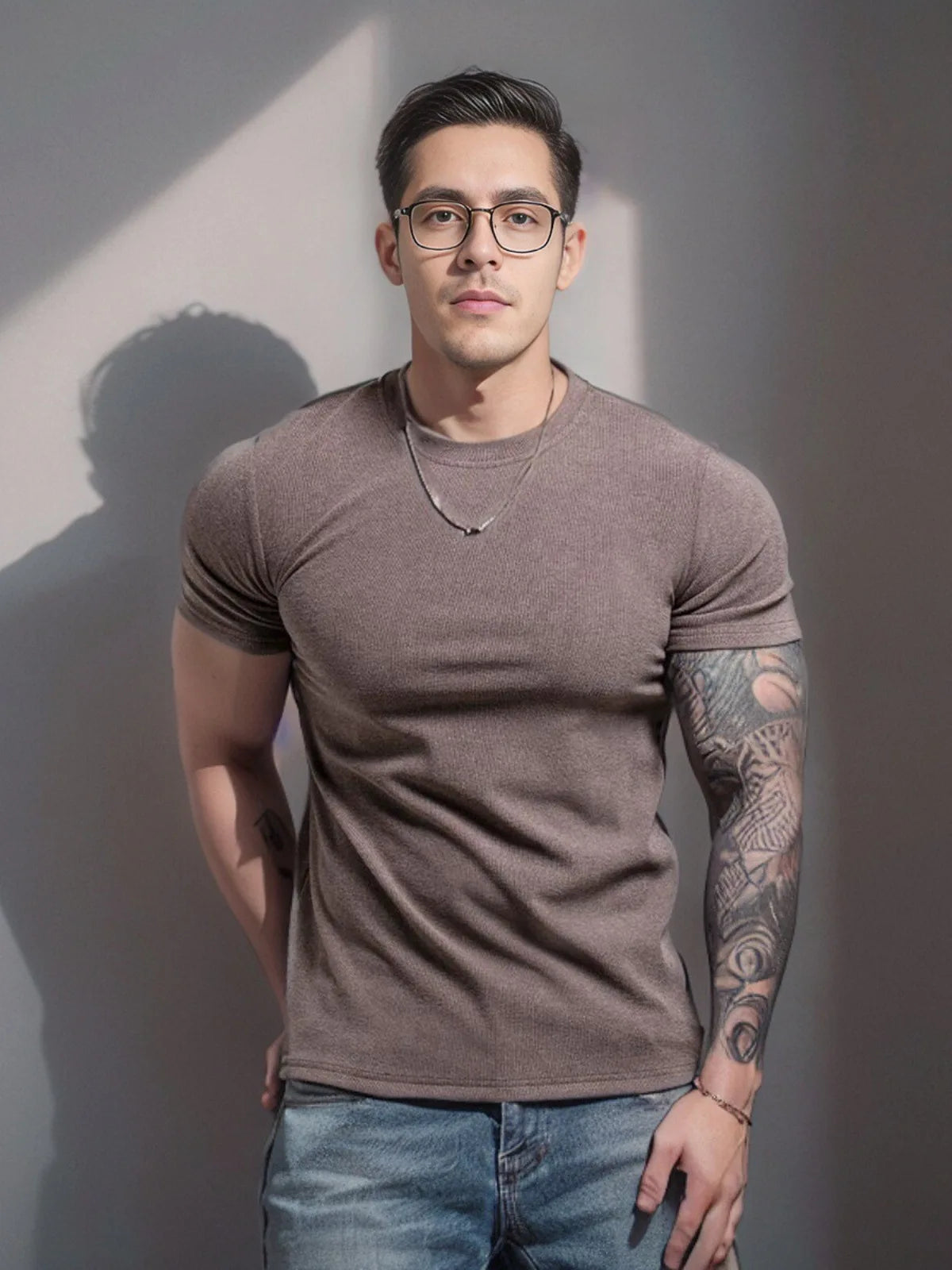 Men's Summer Quick Dry Body Gym Fit Sports T-Shirt