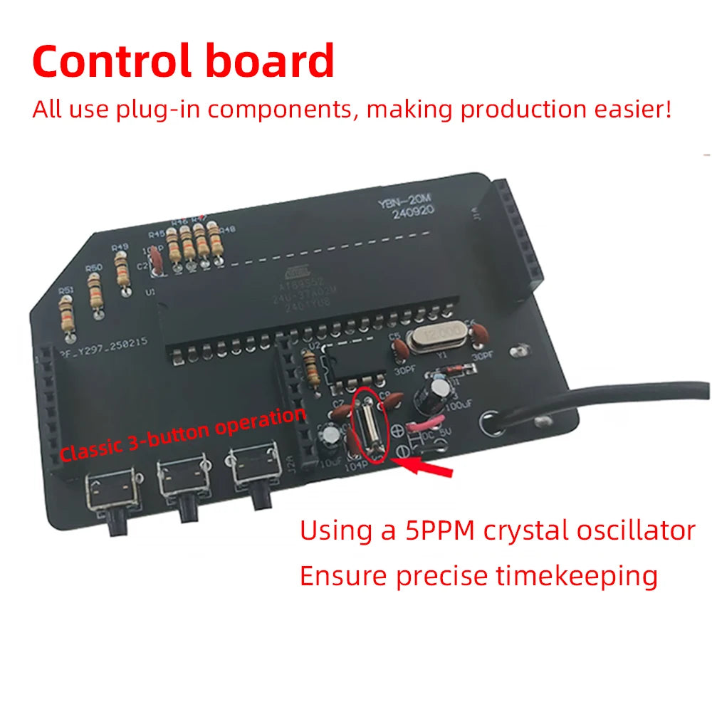 Creative Assembly Binary LED Clock Kit